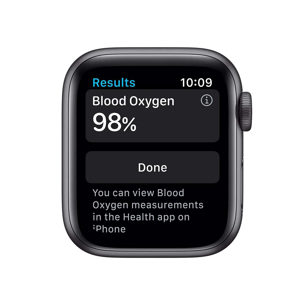 Apple Watch Series 6 (GPS + Cellular, 40mm) - Space Gray Aluminum Case with Black Sport Band – Image 3