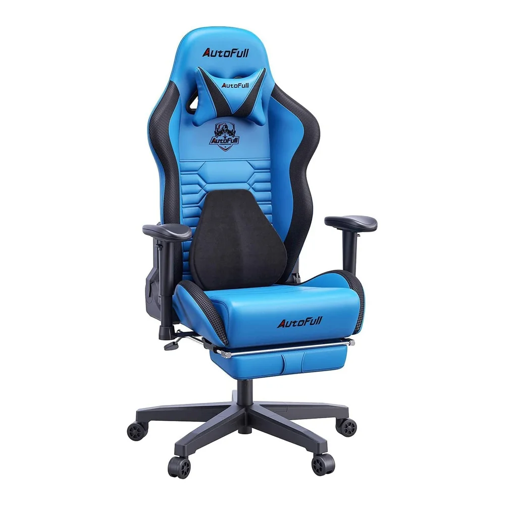 AutoFull C3 Gaming Chair Office Chair Ergonomic Computer Gaming Chair PU Leather – Image 2