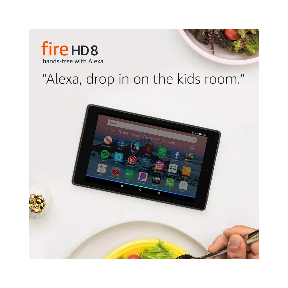 Amazon Fire HD 8 tablet, 2 GB RAM, 32 GB, Black – Image 3