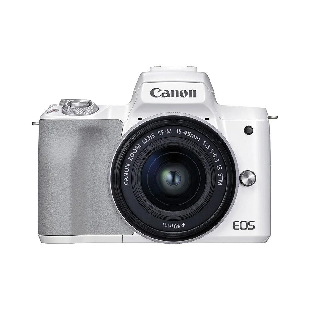 Canon EOS M50 Mark II Mirrorless Camera with 15-45mm Lens (White) – Image 2