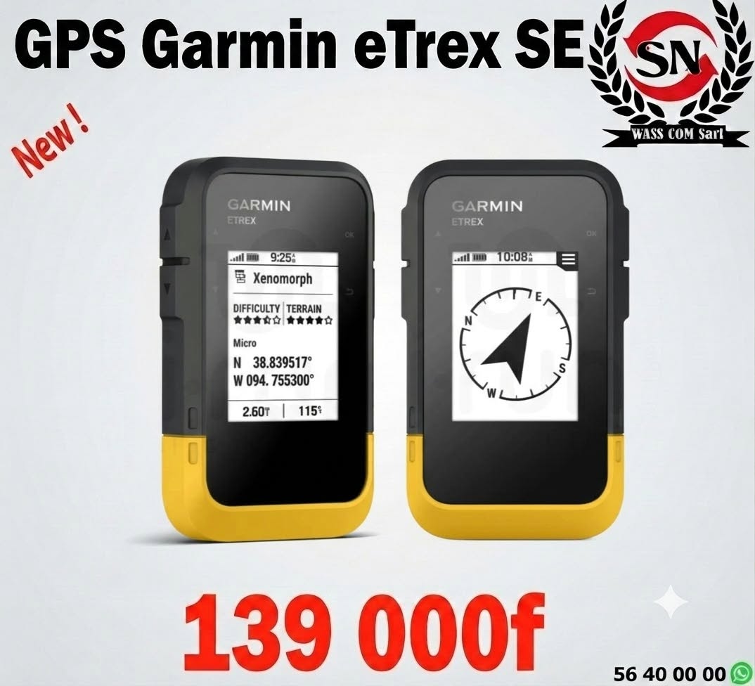 GPS Garmin eTrex SE – visuel promo WassCom